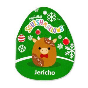Squishmallows 12-Inch Jericho the Gingerbread Cow - NWT